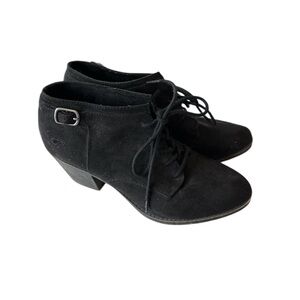 Rocket Dog Black Suede Ankle Boots - Size 9